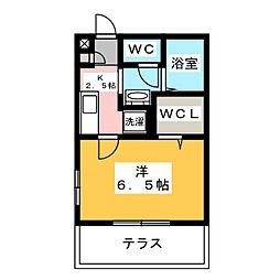 間取図画像 1K
