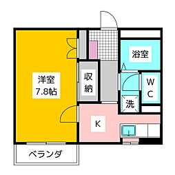 間取図画像 1K