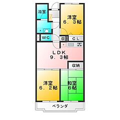 物件の間取り