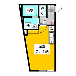 アット下石神井 ワンルームの間取図画像