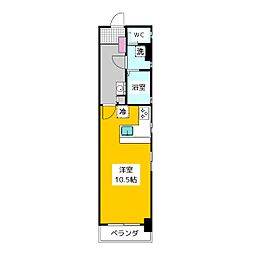 武蔵関ステーションフロント 1LKの間取図画像