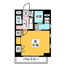 コアステージ 1Kの間取図画像