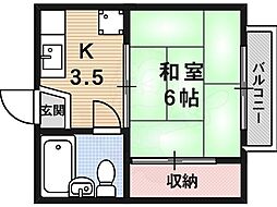 コーポ京 2階/-