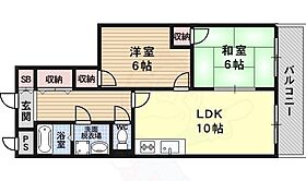 京都府京都市西京区大枝沓掛町（賃貸マンション2LDK・6階・60.59㎡） その2