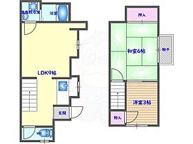 京都府京都市右京区嵯峨北堀町（賃貸一戸建2LDK・1階・40.47㎡） その2