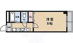 京都府京都市右京区西院坤町（賃貸マンション1K・6階・24.57㎡） その2