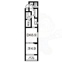 京都府京都市南区四ツ塚町（賃貸マンション1DK・1階・36.26㎡） その2