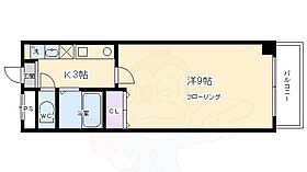 ポポラーレ御池  ｜ 京都府京都市中京区高田町（賃貸マンション1K・3階・24.57㎡） その2