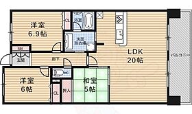 京都府京都市北区紫野北舟岡町（賃貸マンション3LDK・2階・80.35㎡） その2