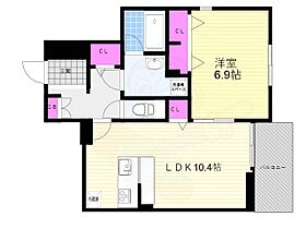 京都府京都市右京区山ノ内宮前町（賃貸アパート1LDK・1階・45.46㎡） その2