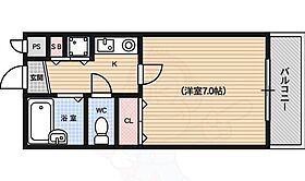 京都府京都市中京区西ノ京月輪町（賃貸マンション1K・3階・21.00㎡） その2