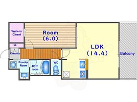 京都府京都市西京区上桂森下町（賃貸マンション1LDK・1階・48.76㎡） その2