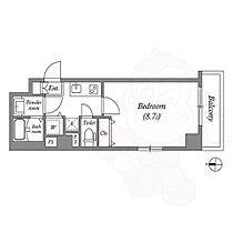 京都府京都市上京区浮田町（賃貸マンション1K・5階・28.32㎡） その2