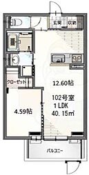 Side西ノ京 1階/-