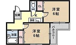 間取図画像 2K