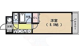 ソレイユ ルーチェ 1階1Kの間取り