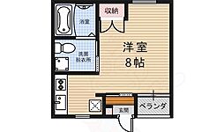 ＫＡＳＩＮ 1階1Kの間取り