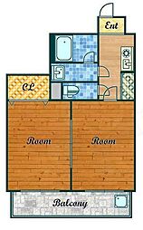 グランデール桂川 2階