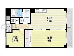 五条ローズハイツA棟 8階/-