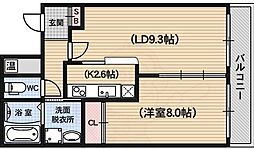 アーバンステージ京都駅前 1LDKの間取図画像