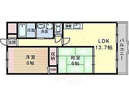 デルニエ向日町 2階/-