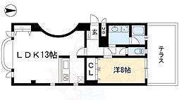 京都市営烏丸線 北大路駅 徒歩23分 1階/-