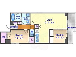 パインフィールド七条 4階/-