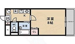サムティ上堀川 1Kの間取図画像