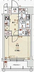 ベラジオレガシー京都西七条 1Kの間取図画像