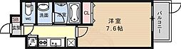 PIERISGARDEN 1Kの間取図画像