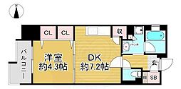 アーバントラベライフ京都清水五条別邸 1DKの間取図画像