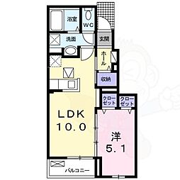 シャルマン東寺南4 1階/-
