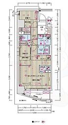 ソルテラスKYOTO西大路 瑠 2LDKの間取図画像