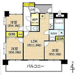 中古マンション　グランツ河辺リバーサイド