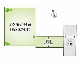 売地 青梅市野上町4丁目