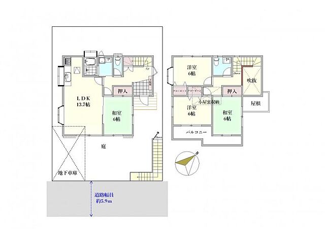 間取り 柏市しいの木台3丁目
