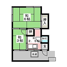 間取図画像 2K