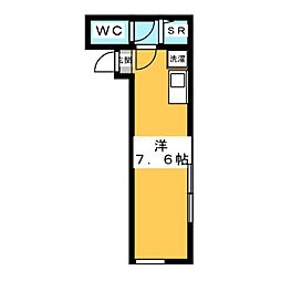 ルミエール荒川町屋 ワンルームの間取図画像