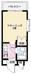ヴランニュー金沢八景 1Kの間取図画像