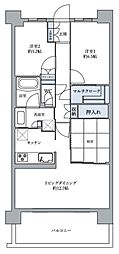 テラス横浜富岡 3LDKの間取図画像