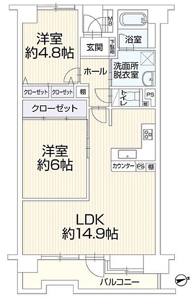 間取りを拡大表示