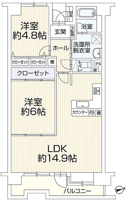 間取り図（図面と現況に差異がある場合は現況優先させて頂きます）