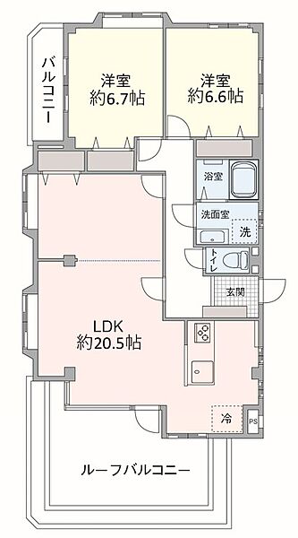 間取りを拡大表示
