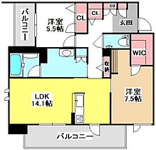 DELIGHT　SQUARE　QUATRO  ｜ 大阪府豊中市千里園３丁目（賃貸マンション2LDK・2階・69.55㎡） その2