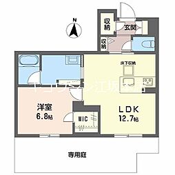 和の社 江坂 1LDKの間取図画像
