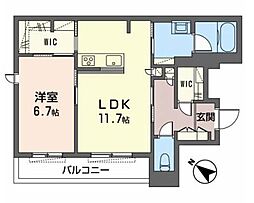 シャーメゾンノール大阪 2階