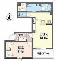 大阪府豊中市服部豊町１丁目12-8（賃貸マンション1LDK・3階・52.11㎡） その2