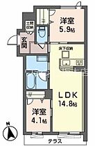 大阪府吹田市江の木町13-3（賃貸マンション2LDK・1階・58.32㎡） その2