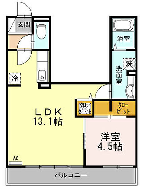 マプレス服部 ｜大阪府豊中市服部西町３丁目(賃貸アパート1LDK・1階・42.83㎡)の写真 その2