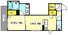 ヴィラエーデル中泉  ｜ 大阪府吹田市泉町４丁目（賃貸アパート1LDK・1階・36.84㎡） その2